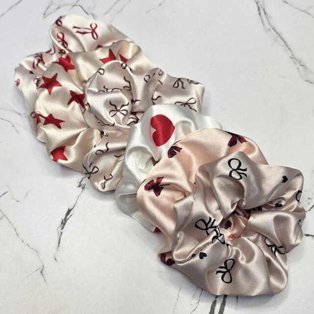 کش اسکرانچی ساتن چاپی کد(۳) (۰۱۰۱۰۰۰۹)